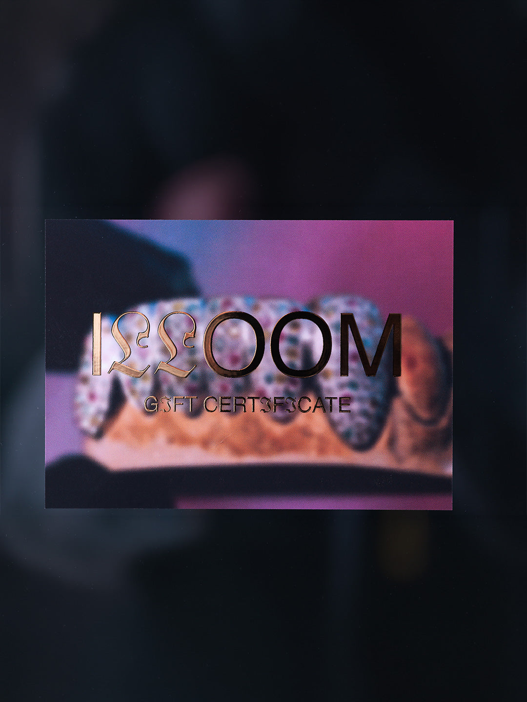 Illoom gift certificate for custom grillz and fine jewellery